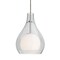 Besa Lighting Elle 11 Cord Pendant, Clear, Bronze Finish, 1x9W LED 1JT-ELLE11CL-LED-BR - alternate 1